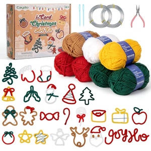image:imageCaydo i Cord Christmas Decoration Making Kit with 24 Patterns for BeginnersChristmas Pattern Kit
