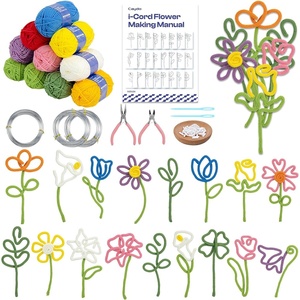 image:imageCaydo i Cord Christmas Decoration Making Kit with 24 Patterns for BeginnersFlower Pattern Kit