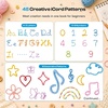 image:imageCaydo Automatic i Cord Knitting Machine Proamp48 Patterns Letters Numbers Decorative Learn to Make iCord Handicrafts Templates Guide for Tricotin AZ and 09 Patterns for Knitted Cord Crafts