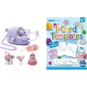 image:imageCaydo Automatic i Cord Knitting Machine Proamp48 Patterns Letters Numbers Decorative Learn to Make iCord Handicrafts Templates Guide for Tricotin AZ and 09 Patterns for Knitted Cord Crafts